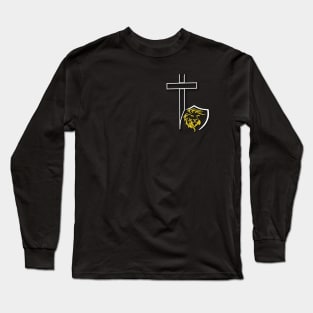 Christian Cross Design Long Sleeve T-Shirt